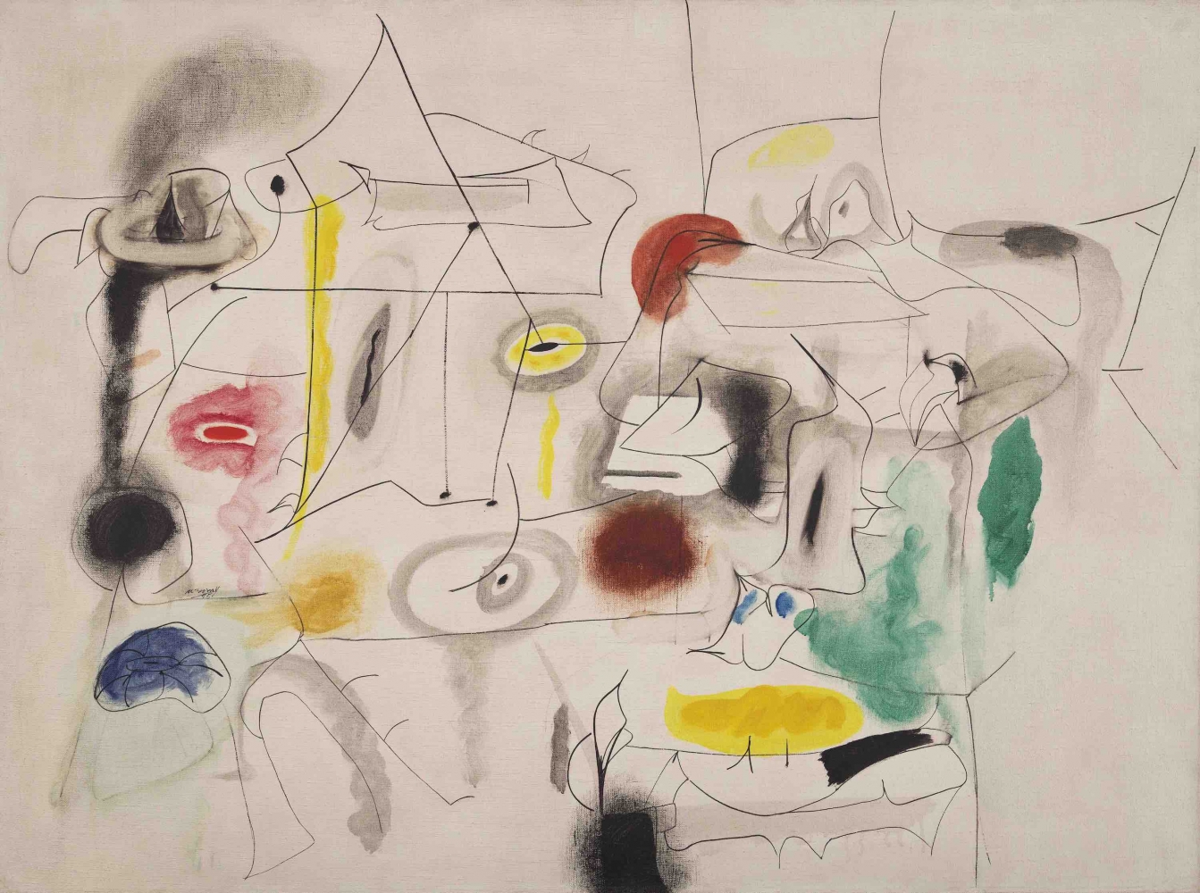 Child's Companions, a 1945 painting by Arshile Gorky.