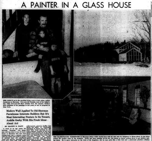 Talcott B. Clapp&#39;s &quot;A Painter in a Glass House,&quot;&nbsp;Sunday Republican Magazine&nbsp;(Waterbury, CT) (February 29, 1948):&nbsp;3.