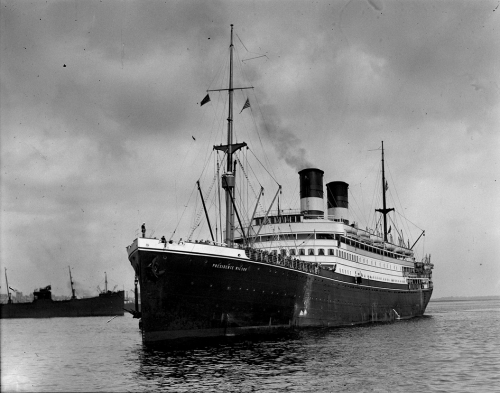 The Italian liner,&nbsp;S.S. Presidente Wilson.