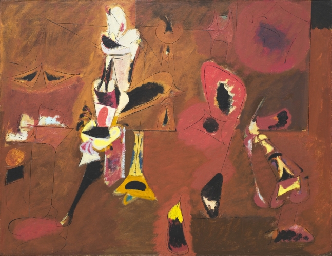Agony, 1947, oil on canvas, 40 x 50 1/2 in. (101.6 x 128.3 cm). The Museum of Modern Art, New York. A. Conger Goodyear Fund, 88.1950. Digital Image &copy; The Museum of Modern Art/Licensed by SCALA / Art Resource, NY.&nbsp;[AGCR: P323]