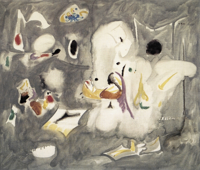 Summer Snow, 1947, oil on canvas, 30 1/2 x 36 in. (77.5 x 91.4 cm). Private collection. [AGCR: P349]